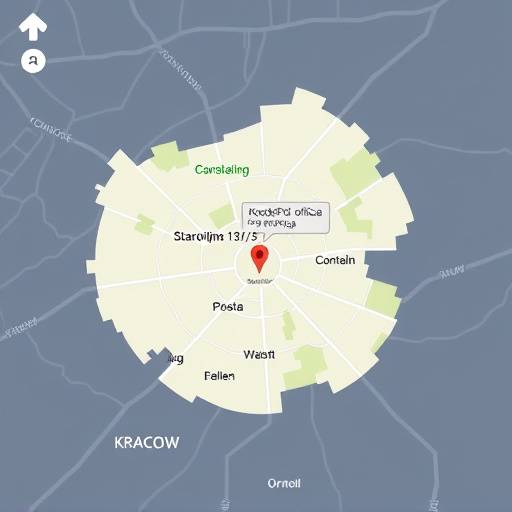 Mapa dojazdu do biura KodexPol przy ulicy Starowi&sacute;lnej 13/5 w Krakowie